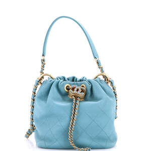 Chanel Woven Chain Cc Drawstring Bucket #258283C35B